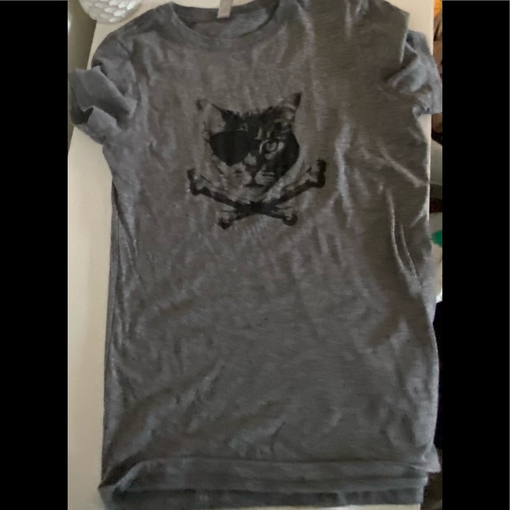 Next Level Apparel Cat With Eye Patch T-Shirt - image 7